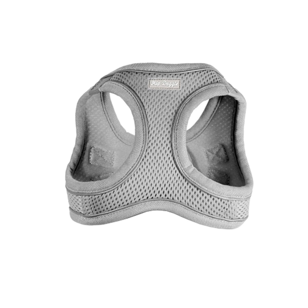 Hip Doggie EZ Reflective Dog Harness, Gray, XX-Large