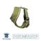 Show in main carousel: Hip Doggie Ultra Comfort Reflective Dog Harness, Olive Green, Medium slide 3 of 8