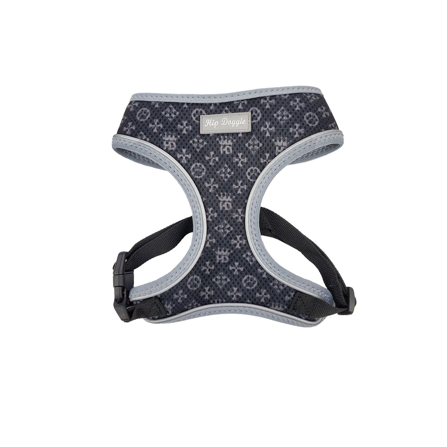 Hip Doggie Ultra Comfort Dog Harness, Dark Grey, Medium