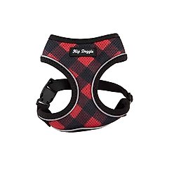 Hip Doggie Ultra Comfort Reflective Dog Harness, Red/Black, Medium slide 1 of 7