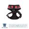 Show in main carousel: Hip Doggie Ultra Comfort Reflective Dog Harness, Red/Black, Medium slide 2 of 7