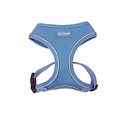 Hip Doggie Ultra Comfort Reflective Dog Harness, Blue, XX-Large