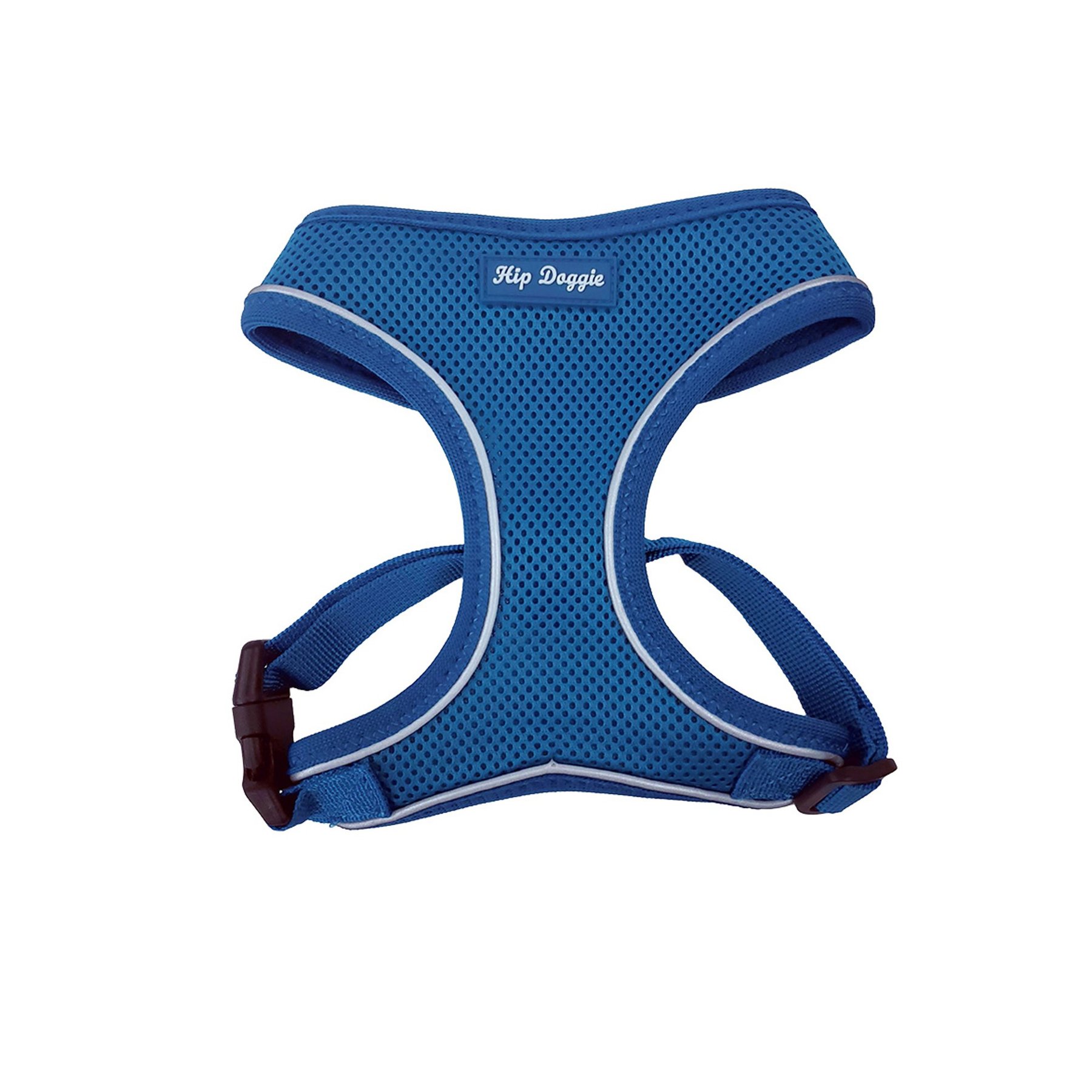 Hip Doggie Ultra Comfort Reflective Dog Harness, Royal Blue, Medium