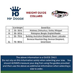 Hip Doggie Adjustable Dog Collar, Party, Large slide 2 of 6