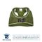 Show in main carousel: Hip Doggie EZ Reflective Dog Harness, Olive Green, Medium slide 4 of 9