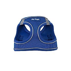 Hip Doggie EZ Reflective Dog Harness, Royal Blue, Large