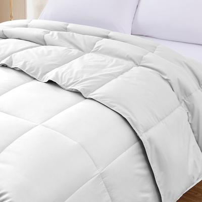Show full view: MODERN THREADS Reversible Down Alternative Comforter, White/White, Queen slide 3 of 7