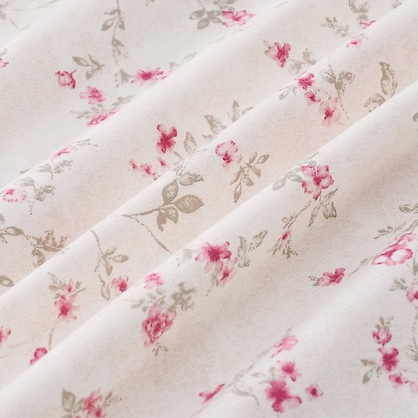 Show full view: MODERN THREADS Soft Microfiber Solid Bed Sheet Set, Floral Rose, Twin slide 4 of 7