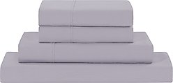 MODERN THREADS Soft Microfiber Solid Bed Sheet Set, Lavender, Full