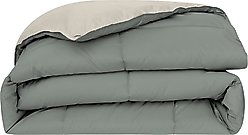 MODERN THREADS Reversible Down Alternative Comforter, Sage Green/Cream, King