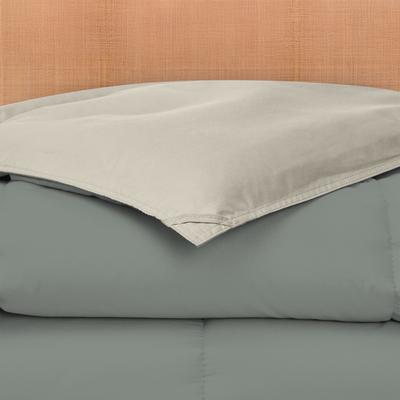 Show full view: MODERN THREADS Reversible Down Alternative Comforter, Sage Green/Cream, Twin slide 2 of 7