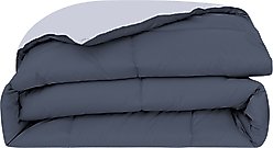 MODERN THREADS Reversible Down Alternative Comforter, Denim/Cloud Blue, Twin