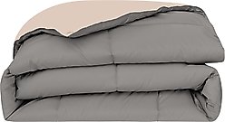 MODERN THREADS Reversible Down Alternative Comforter, Charcoal/Blush, King