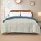Show in main carousel: MODERN THREADS Reversible Down Alternative Comforter, Teal/Beige, King slide 5 of 7