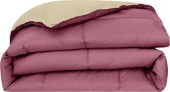 MODERN THREADS Reversible Down Alternative Comforter, Red/Beige, King