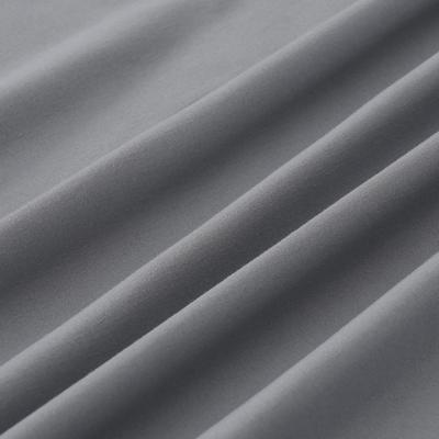 Show full view: MODERN THREADS Soft Microfiber Solid Bed Sheet Set, Grey, Queen slide 4 of 7