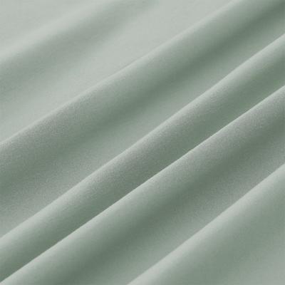 Show full view: MODERN THREADS Soft Microfiber Solid Bed Sheet Set, Sea Green, Queen slide 4 of 7