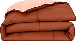 MODERN THREADS Reversible Down Alternative Comforter, Rust/Clay, King