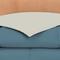 Show in main carousel: MODERN THREADS Reversible Down Alternative Comforter, Teal/Beige, King slide 2 of 7