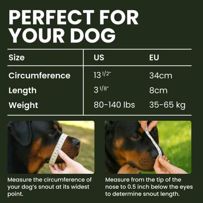 Show full view: BRONZEDOG Adjustable Metal Wire Basket Muzzle for Large Dogs, Black, Large slide 2 of 7