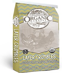 Kalmbach Feeds Organic Harvest 17% Protein Layer Crumbles Chicken Feed, 25-lb bag