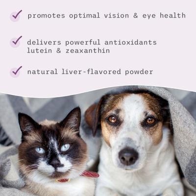 Show full view: Bark and Whiskers Eye Support Dog & Cat Supplement, 6.35-oz jar slide 6 of 9