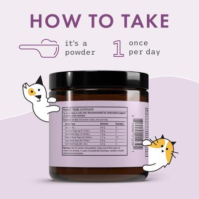 Show full view: Bark and Whiskers Eye Support Dog & Cat Supplement, 6.35-oz jar slide 7 of 9