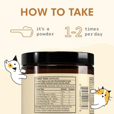 Show full view: Bark and Whiskers Seasonal Support Dog & Cat Supplement, 3.17-oz jar slide 6 of 8