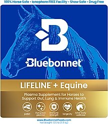 Bluebonnet Feeds Lifeline + Equine Digestive & Immune Support Pellets Horse Supplement, 12.5-lb tub slide 2 of 5