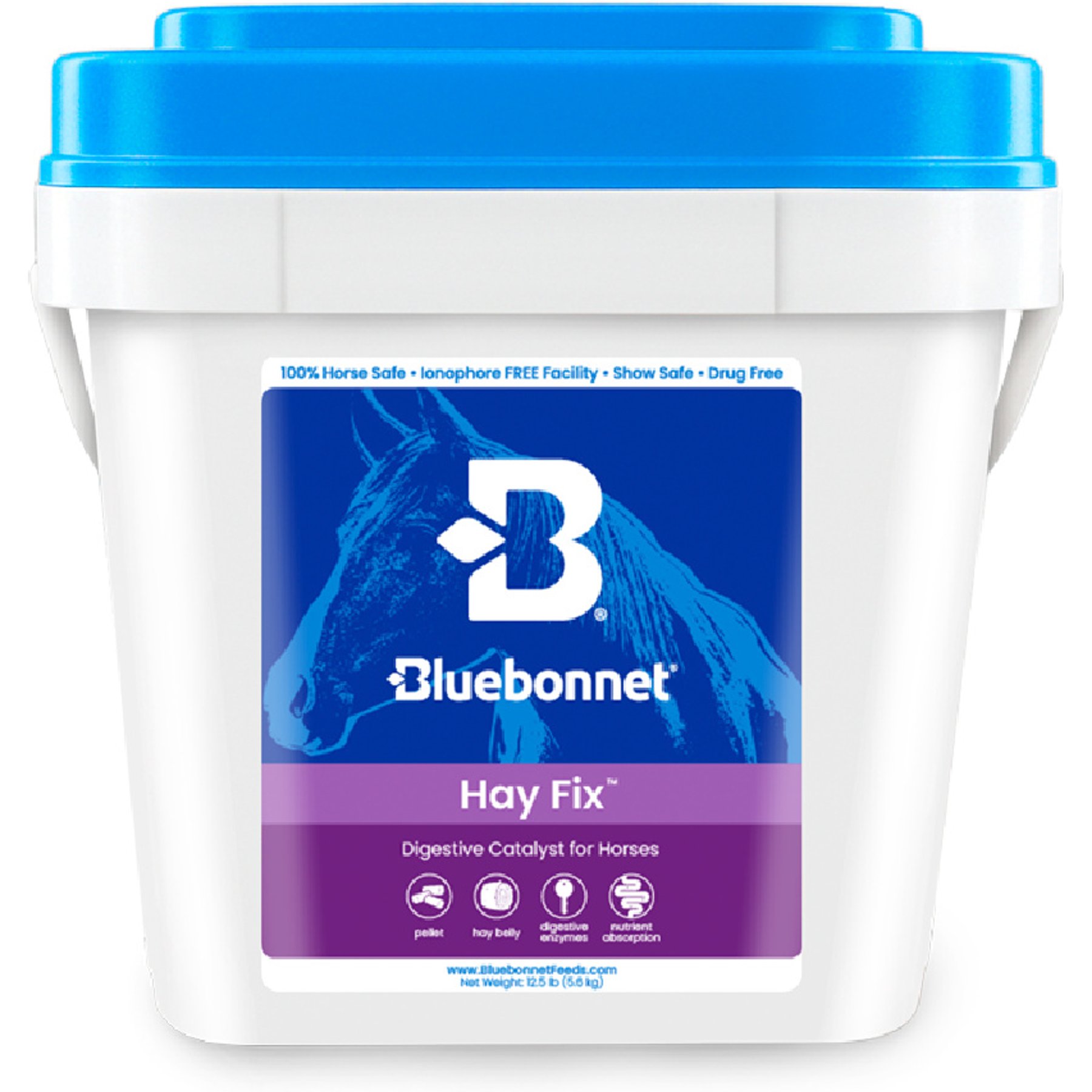 Bluebonnet Feeds Transform DSI Digestive Catalyst Pellets Horse Supplement, 12.5-lb tub