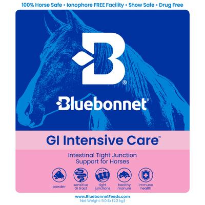 Show full view: Bluebonnet Feeds GI Intensive Care Digestive Health Powder Horse Supplement, 5-lb tub slide 2 of 4