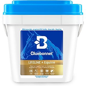 Bluebonnet Feeds Lifeline + Equine Digestive & Immune Support Pellets Horse Supplement, 12.5-lb tub