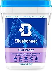 Bluebonnet Feeds Gut Reset Powder Digestive Horse Supplement, 5-lb tub