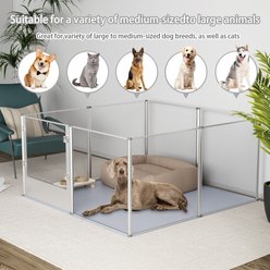 BingoPaw Acrylic Dog Whelping Box & Exercise Pen, 8 Panels slide 2 of 9