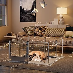 BingoPaw Clear Acrylic Dog Whelping Box & Exercise Pen, 8 Panels slide 2 of 9