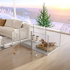 BingoPaw Acrylic Dog Whelping Box & Exercise Pen, 6 Panels