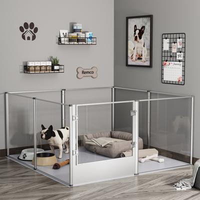 Show full view: BingoPaw Clear Acrylic Dog Whelping Box & Exercise Pen, 8 Panels slide 8 of 10