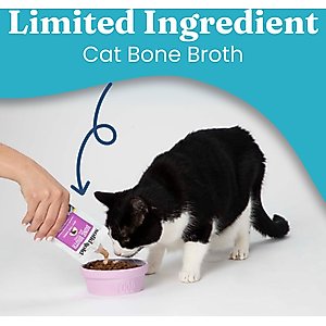 Solid Gold Bone Broth Chicken Shreds Grain-Free Wet Cat Food Topper, 3-oz pouch, case of 12