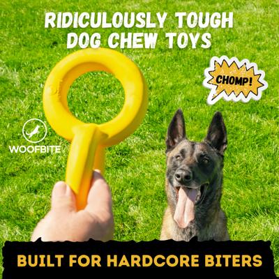 Show full view: WoofBite Ultra-Tough Tug Rings Dog Chew Toy slide 5 of 12