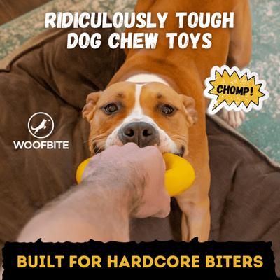 Show full view: WoofBite Ultra-Tough Ring Dog Chew Toy slide 4 of 11