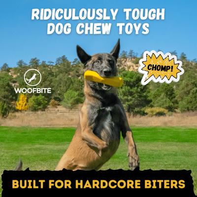 Show full view: WoofBite Ultra-Tough Stick Dog Chew Toy slide 4 of 11