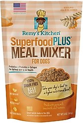 Remy's Kitchen SuperfoodPLUS Meal Mixers Beef Grain-Free Dog Food Topping, 5-oz bag