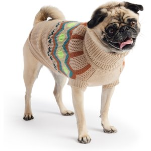 GF Pet Heritage Dog Sweater, Sand, Small