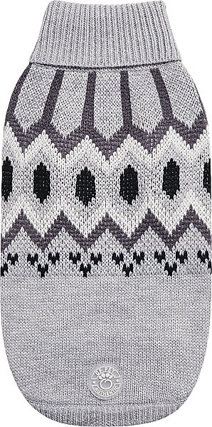 Show full view: GF Pet Heritage Dog Sweater, Grey Mix, X-Large slide 2 of 8