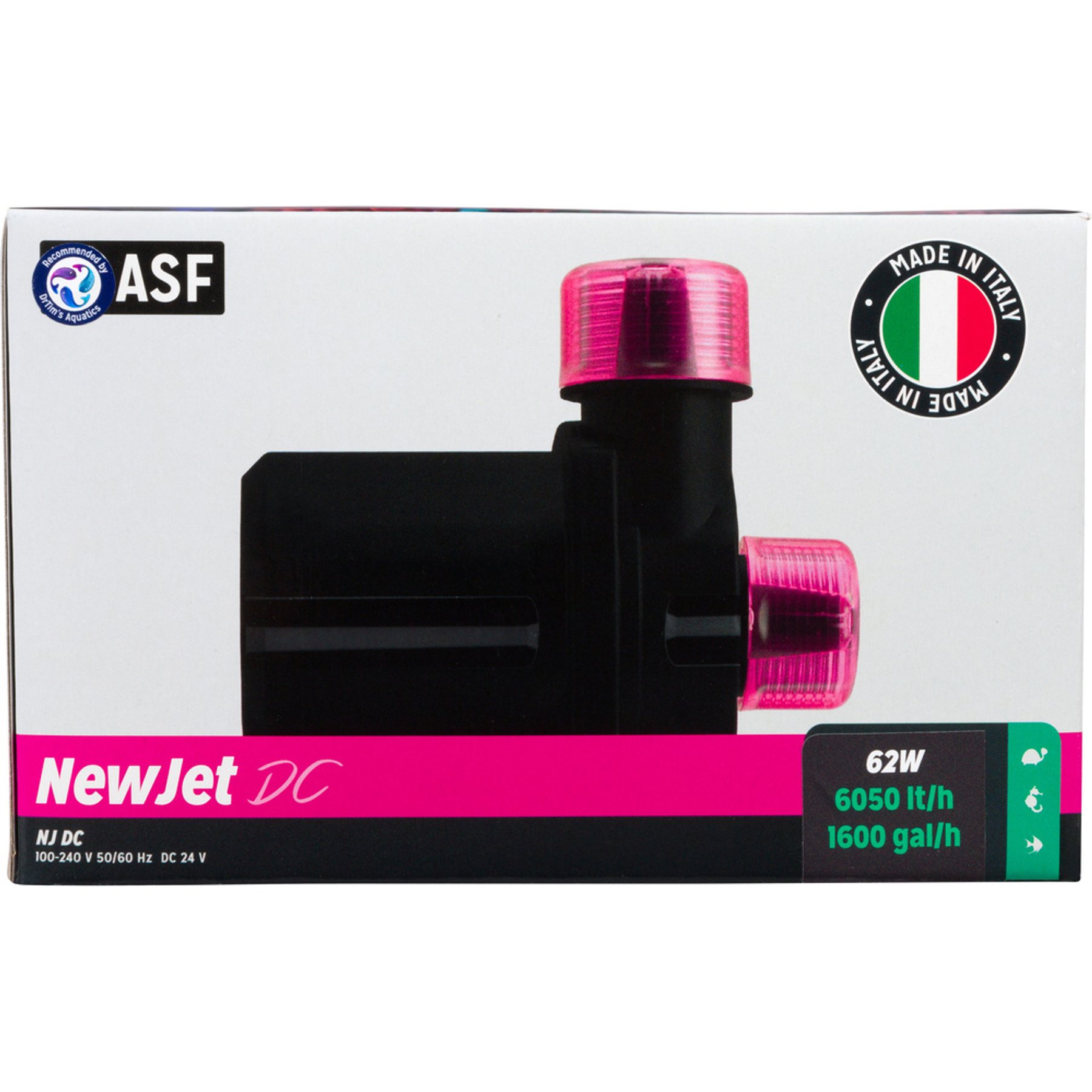 ASF NewJet DC Aquarium Pump, 1600-gph
