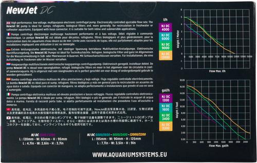 Show full view: ASF NewJet DC Aquarium Pump, 1200-gph slide 3 of 8