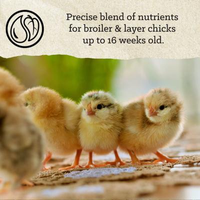 Show full view: Nutrena Nature Smart Organic Chick Starter Grower 20% Protein Crumble Chicken Feed, 35-lb bag slide 5 of 8