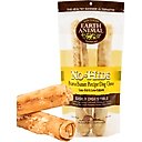 Earth Animal No-Hide Large Rolls Long Lasting Natural Rawhide Alternative Peanut Butter Vegetarian Recipe Chew Dog Treats, 2 count