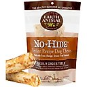 Earth Animal No-Hide Medium Rolls Long Lasting Natural Rawhide Alternative Venison Recipe Chew Dog Treats, 2 count