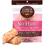 Earth Animal No-Hide Small Rolls Long Lasting Natural Rawhide Alternative Salmon Recipe Chew Dog Treats, 2 count